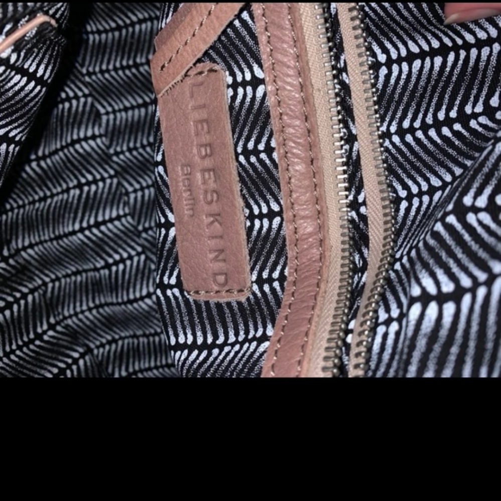 LIEBESKIND BEIGE GENUINE LEATHER SATCHEL - Picture 5 of 6